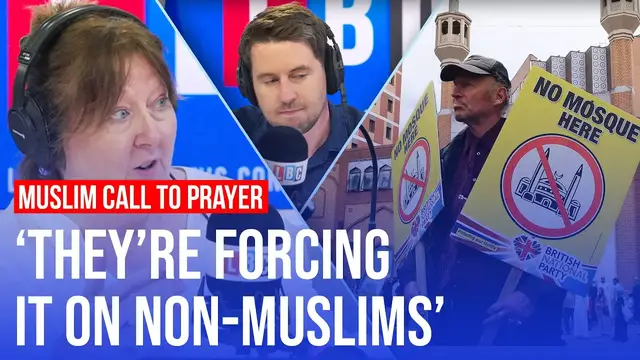 Video thumbnail for Should the UK ban Muslim calls to prayer? | LBC callers
