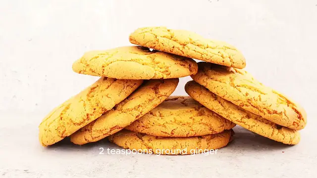 Video thumbnail for Ginger Biscuits (Ginger Cookies) Recipe