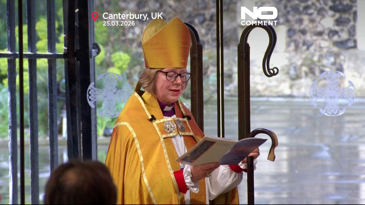 Video thumbnail for Watch: Sarah Mullally becomes first woman to lead the Church of England