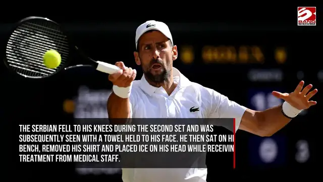 Video thumbnail for Novak Djokovic says he’s secretly been suffering health issue for ‘many years’ after on-court collapse