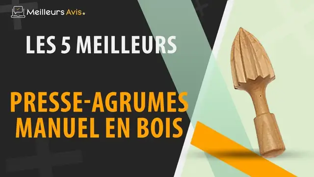 Video thumbnail for ⭐️ MEILLEUR PRESSE-AGRUMES MANUEL EN BOIS - Comparatif 2023