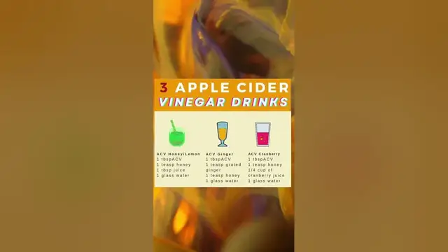 Video thumbnail for Do you think apple cider vinegar drinks are good for your stomach? Post in comments #shorts #acv
