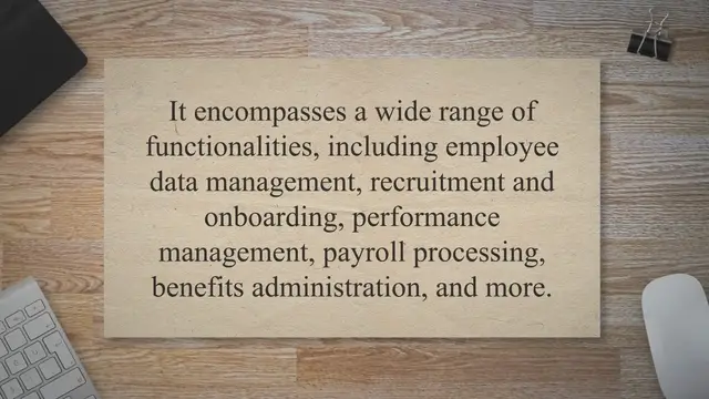 'Video thumbnail for Streamlining Success: Exploring the Power of HR Software for a More Efficient Workplace'