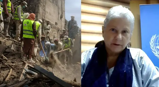 'Video thumbnail for OCHA says aftershocks and tough terrain hamper rescue in Afghanistan's quake-hit area'