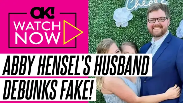 'Video thumbnail for Abby Hensel's Husband Says TikTok Account Confirming Baby News Is Fake'