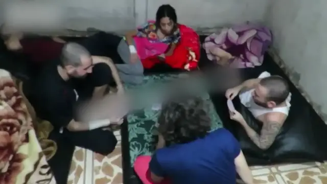 Video thumbnail for Newly released video shows Israeli captives inside Gaza tunnel