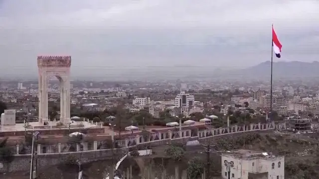 Video thumbnail for Yemen: Loud explosions rock Yemen's Houthi-held capital Sanaa after Saudi airstrikes.