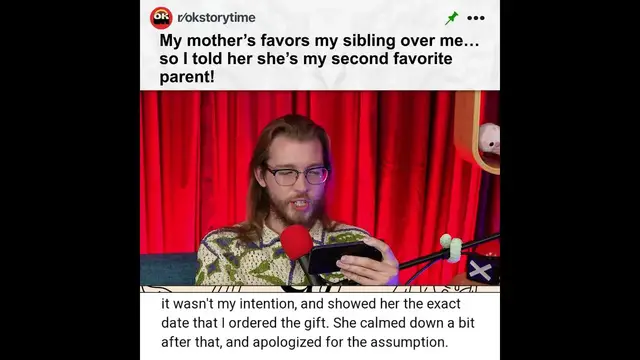 Video thumbnail for My mother’s favors my sibling over me… so I told her she’s my second favorite parent! | Reddit Stories