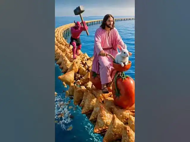 Video thumbnail for Jesus walk the samosha☺️#amen #jesus #oraçãoforte #oraçaodamanhã #oraçãodanoite #oraçãododia #shorts
