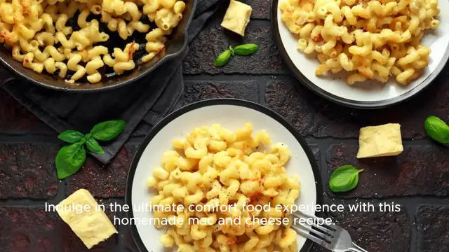 Video thumbnail for Homemade Mac and Cheese Recipe