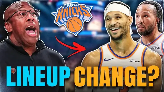 Video thumbnail for knyt: knicks new lineup dominance! brunson, towns & hart shine, plus yabusele's response