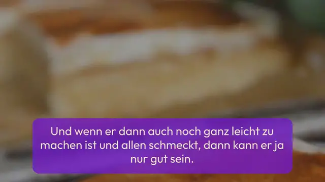 Video thumbnail for Apfelmuskuchen vom Blech