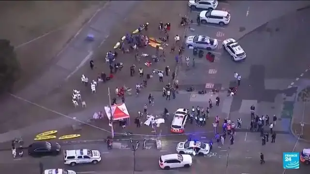 Video thumbnail for Gunmen kill several at Jewish gathering in Sydney's Bondi Beach