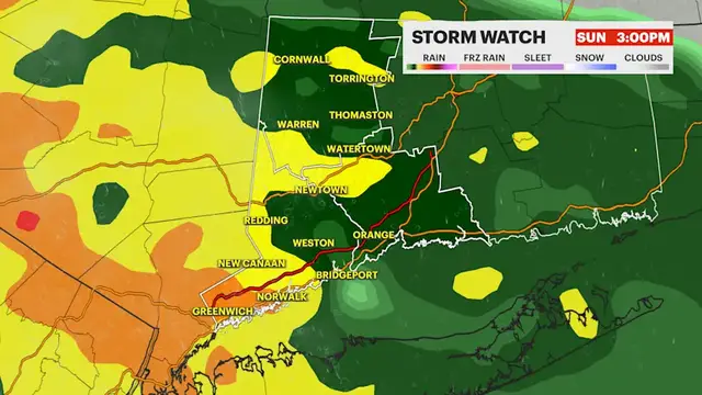 Video thumbnail for STORM WATCH: Remnants of Isaias to bring rain and wind to Connecticut on Sunday