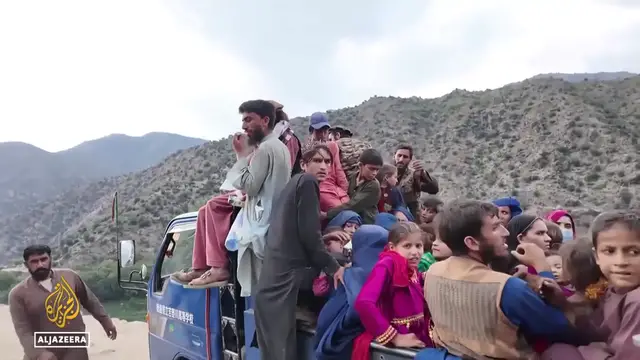 'Video thumbnail for Search for survivors in Afghanistan as aid workers risk their lives'