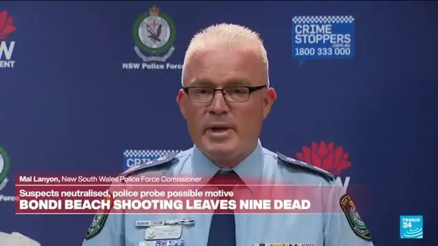 Video thumbnail for Bondi Beach shooting a 'terrorist incident', New South Wales police force commissioner says