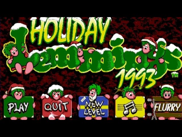 Video thumbnail for Holiday Lemmings 1993 on the Amiga 🎅