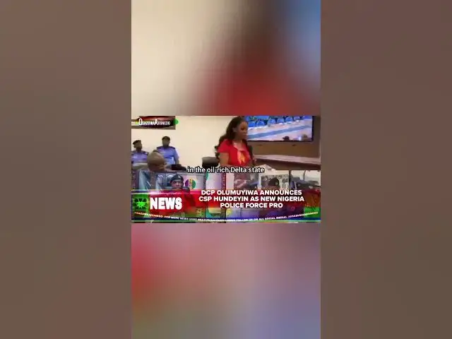 Video thumbnail for DCP Olumuyiwa Announces CSP Hundeyin As New Nigeria Police Force PRO