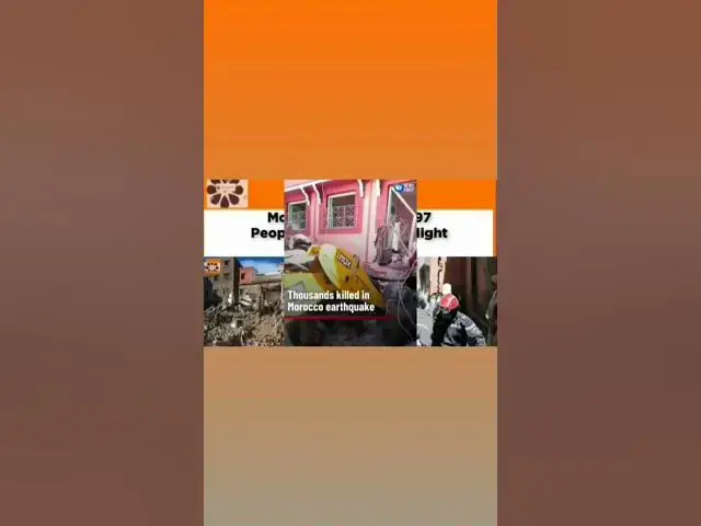 Video thumbnail for Morocco Confirms 2497 People Killed In Friday Night Earthquake ~ OsazuwaAkonedo