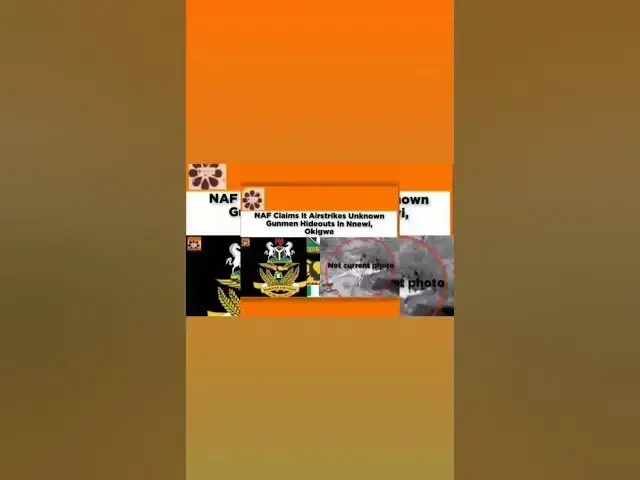 Video thumbnail for NAF Claims It Airstrikes Unknown Gunmen Hideouts In Nnewi, Okigwe ~ OsazuwaAkonedo