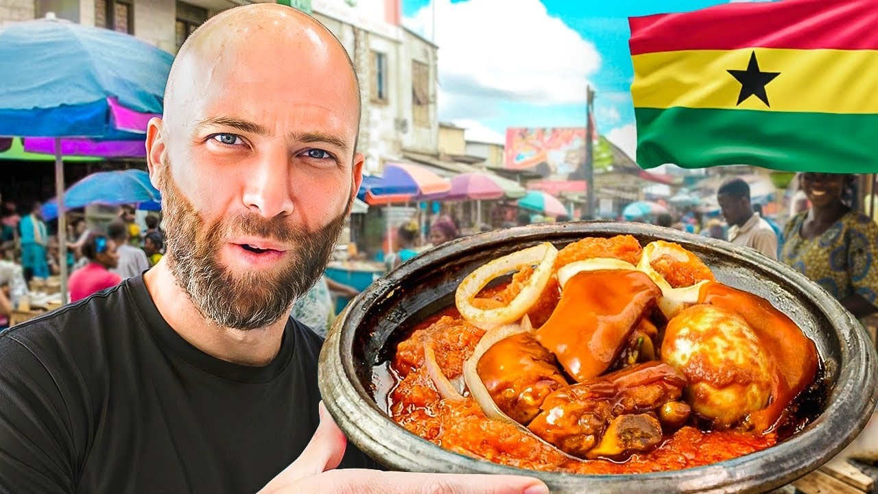 Video thumbnail for Ghana Street Food Marathon!! Ghanaian Food To Eat Before You Die!!
