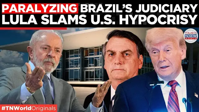 Video thumbnail for "Arbitrary": Lula Slams Trump's Interference In Brazil’s Judiciary Over  Bolsonaro Case