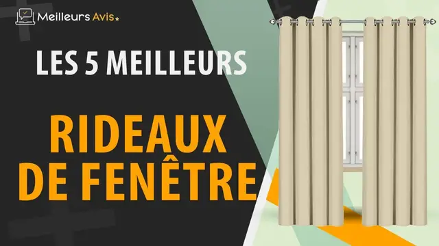 Video thumbnail for ⭐️ MEILLEUR RIDEAU DE FENÊTRE - Avis & Guide d'achat (Comparatif 2022)