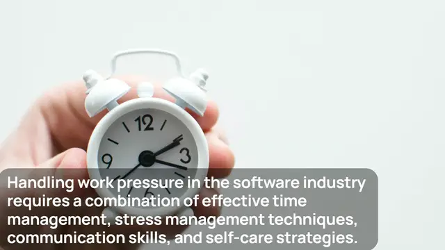 Video thumbnail for How to handle work pressure in office?