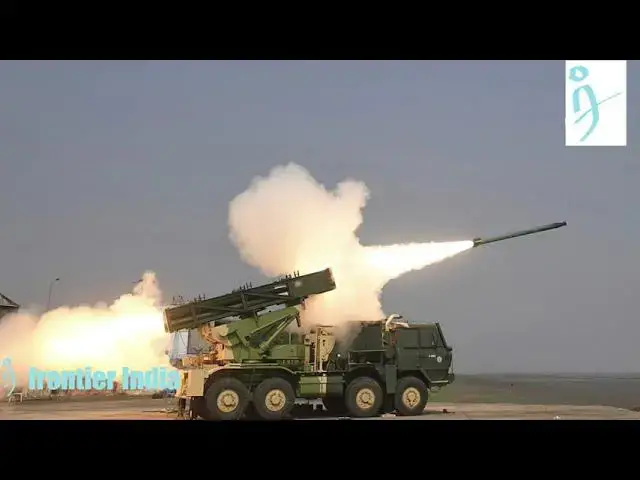 Video thumbnail for Pinaka multi barrel rocket launcher, rockets and versions Explained