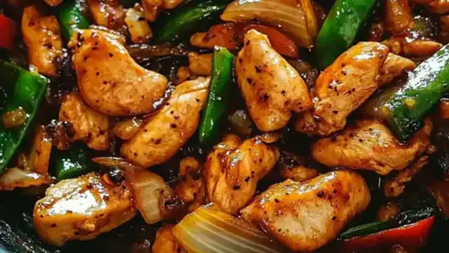 Video thumbnail for Black Pepper Chicken Stir-Fry