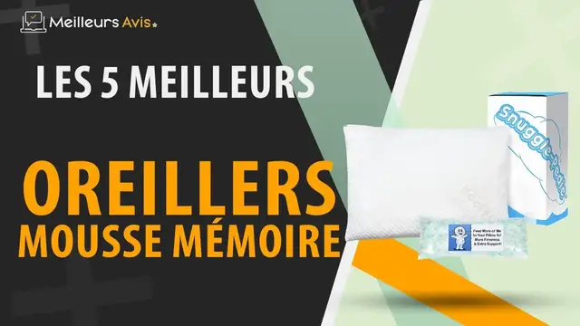 Video thumbnail for ⭐️ MEILLEUR OREILLER MOUSSE MÉMOIRE - Avis & Guide d'achat (Comparatif 2022)