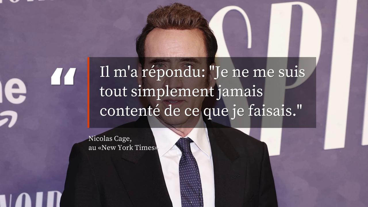 Video thumbnail for Nicolas Cage garde en tête un précieux conseil de David Bowie.