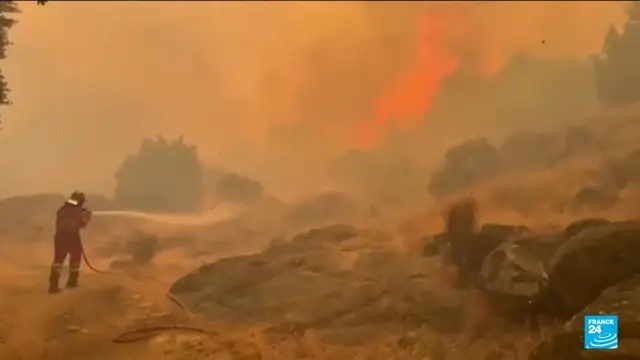 Video thumbnail for Spain struggles to contain wildfires: 60,000 evacuated around Madrid
