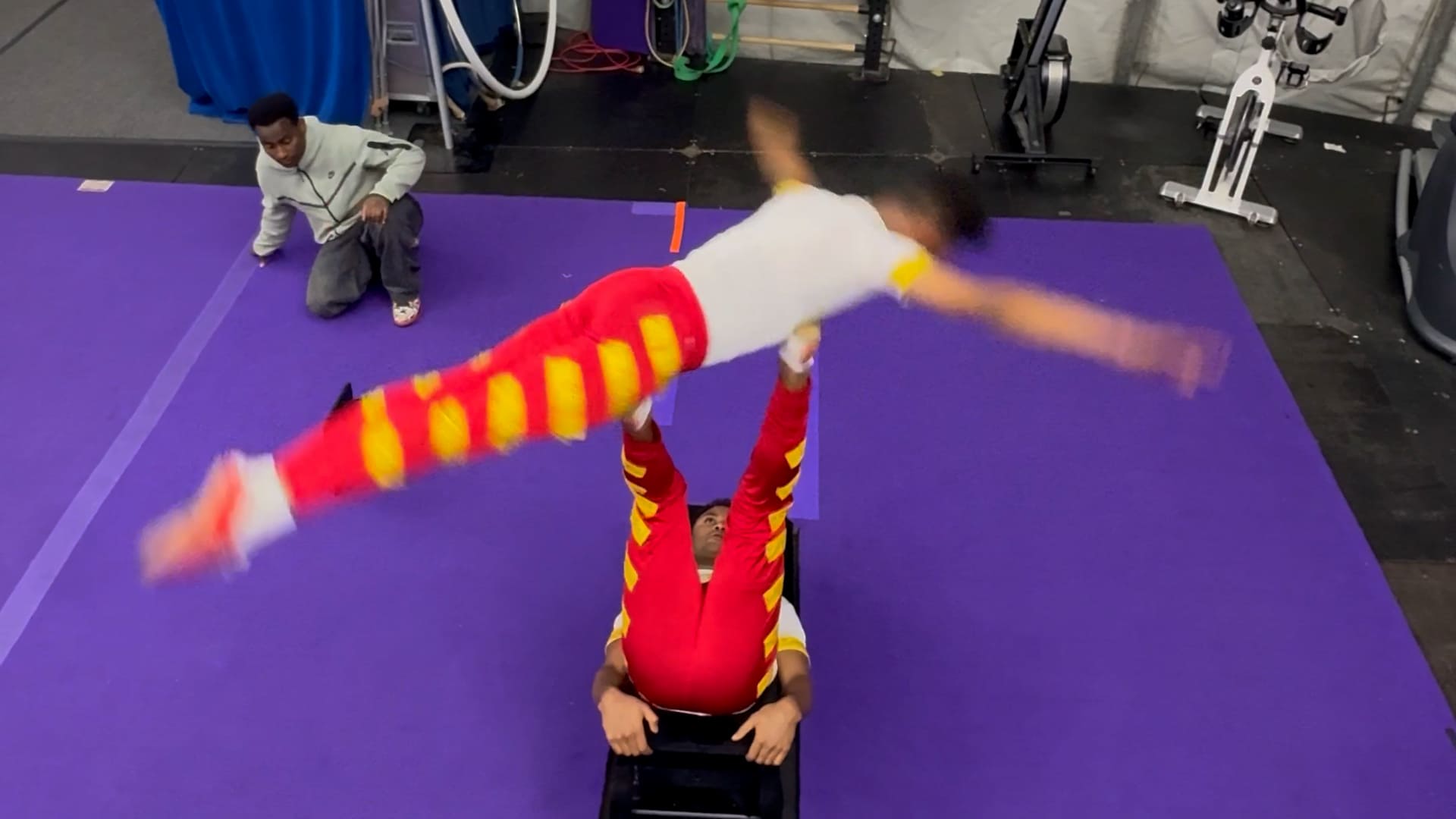 Video thumbnail for Most Risley Spins Record in 30 Seconds