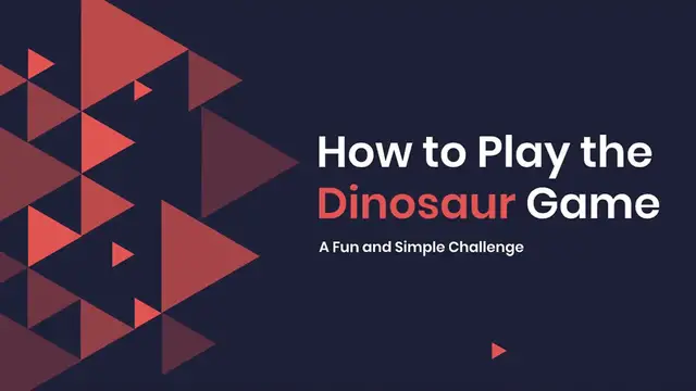 Video thumbnail for How to play Dinosaur game