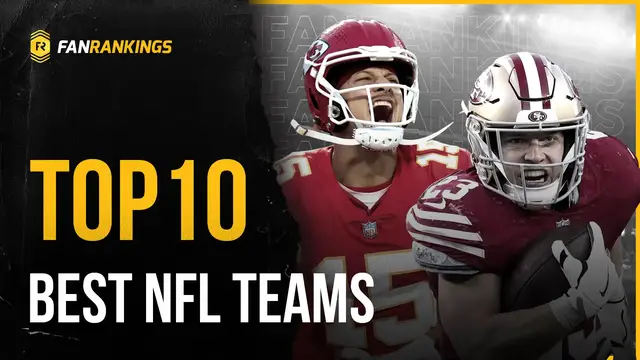 Video thumbnail for Top 10 Best NFL Teams 2023-2024 Rankings