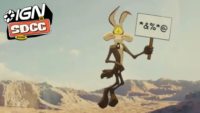 Video thumbnail for Coyote vs. Acme Is Getting a Physical Home Media Release with John Cena Outtakes | Comic Con 2026