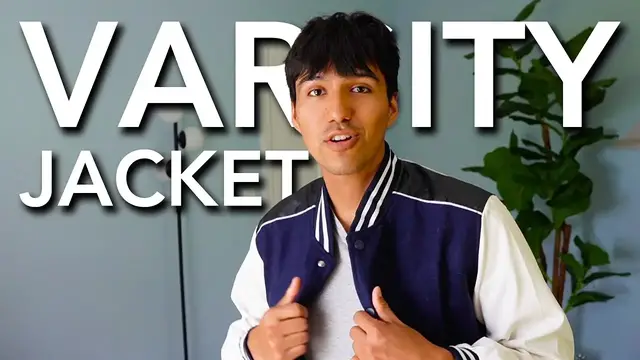 Video thumbnail for Coofandy Varsity Jacket Test Fit