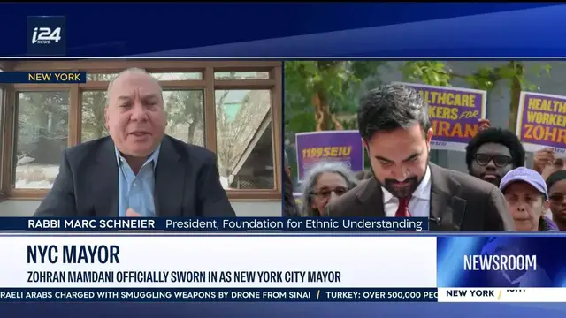 Video thumbnail for Zohran Mamdani officially sworn in as New York City Mayor