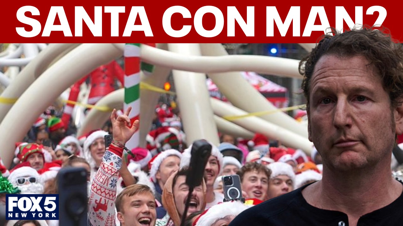 Video thumbnail for SantaCon organizer charged with fraud