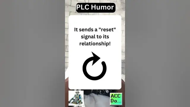 Video thumbnail for PLC humor apologize...