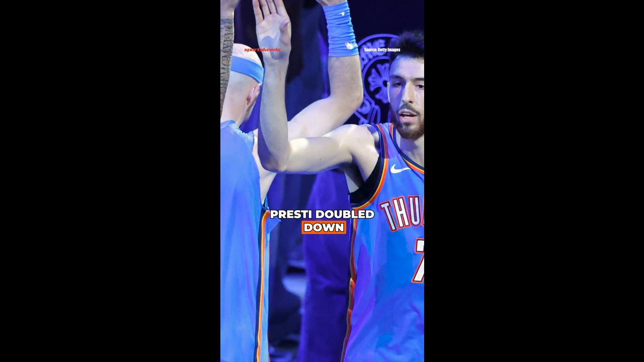 Video thumbnail for Sam Presti DEFENDS Chet Holmgren & Shai Gilgeous-Alexander After Thunder Collapse