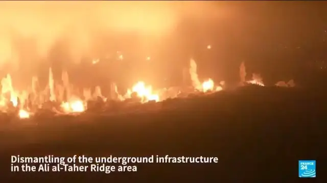 Video thumbnail for Israel says destroys Hezbollah tunnels as explosions triggers tremor