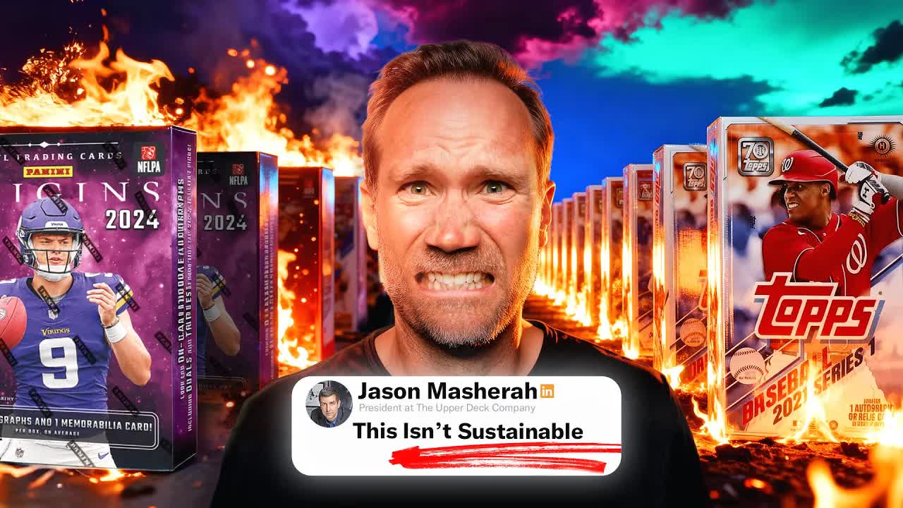 Video thumbnail for Sports Card Investor: upper deck president warns hobby doom?