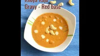 Video thumbnail for Khoya Kaju Gravy Recipe - Restaurant style khoya kaju Curry