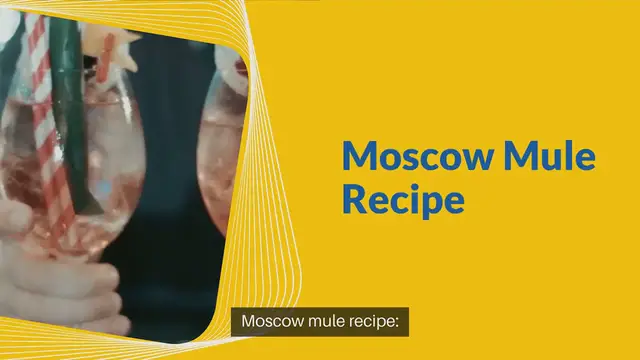 Video thumbnail for Moscow mule recipe