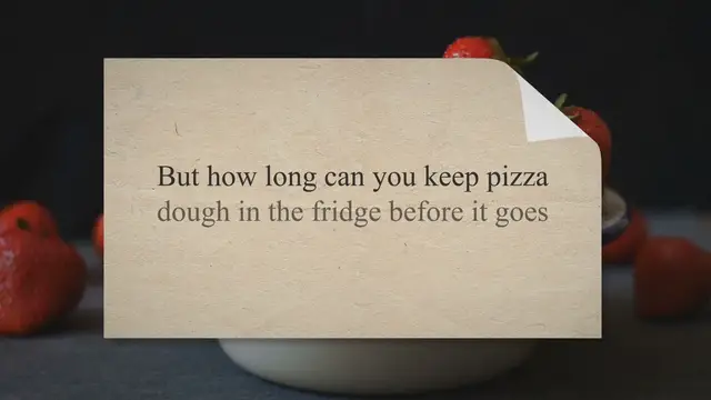 Video thumbnail for How Long Is Pizza Dough Good for in the Fridge? A Food Safety Expert Shares – Press To Cook