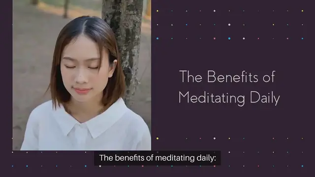 Video thumbnail for The benefits of meditating daily