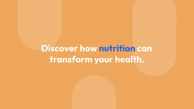 Video thumbnail for Nutrition for Health and Fitness