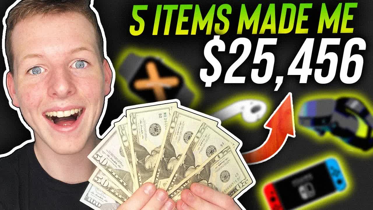 Video thumbnail for financial wolf: top 5 products to resell online as a teen & make profit in 2021